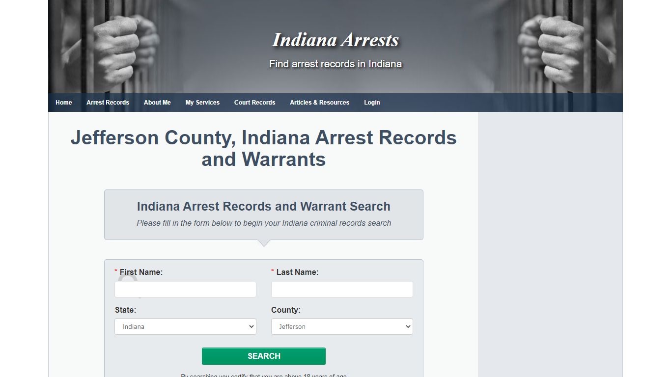 Jefferson County, Indiana Arrest Records and Warrants ...